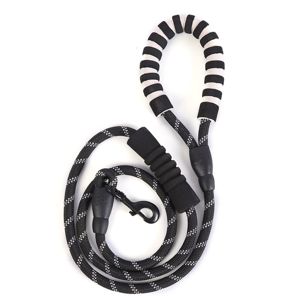 EGNMCR Pet Leashes Dog Leash With Padded Handle Reflective Nylon Rope Leashes For Large Dogs Dog Leash