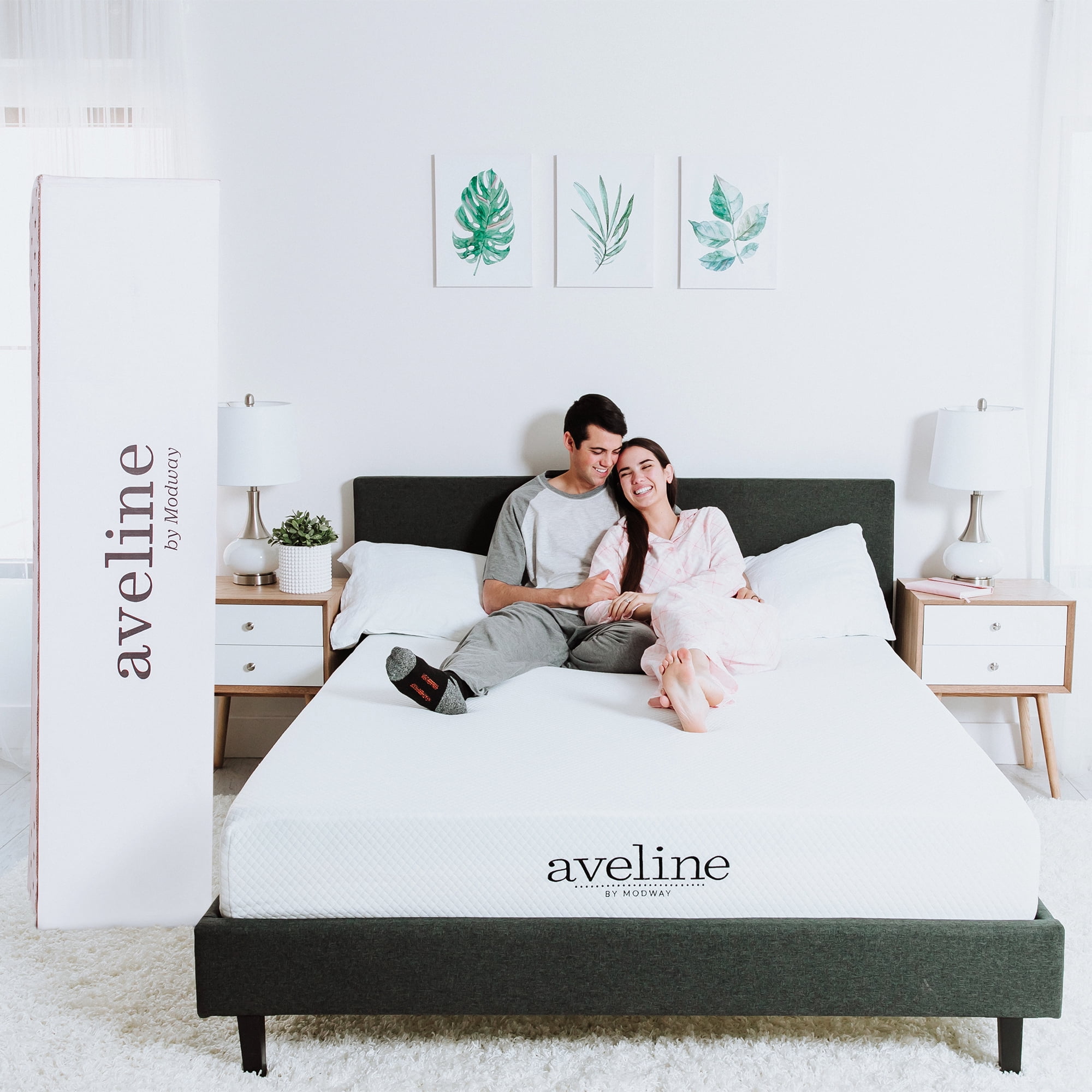 Modway Aveline Gel Infused Memory Queen Mattress With CertiPUR-US Certified Foam - 8 Inch - Queen