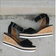 thumbnail image 2 of Ketyyh-chn99 Sandales Compensées Femmes Été Chaussures Habillées Femmes Sandales à Plateforme pour Femmes Taille 9 Chaussures à Plateforme Ouvertes Mode à Bout Ouvert Sandales pour Femmes (Noir, 7), 2 of 5
