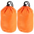 thumbnail image 1 of AURARMLET 2Pcs Foldable Bag Nylon Orange Compact Storage Bag For Outdoor Adventures, 1 of 6