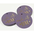 thumbnail image 3 of Inkdotpot Gold Foil Paper Hang Tags Made With Love Text Favor Tags 100 Pieces, 3 of 6