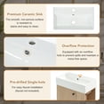 thumbnail image 4 of Homy Casa 22" Small Bathroom Vanity with Sink, Compact Single Sink Vanity for Bathroom, 4 of 10