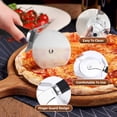 thumbnail image 4 of Vegetable Cutter Category Product Title Pizza Cutter Wheel Super Stainless Steel Pizza Cutter Pizza Slicer With Non Handle & Hanging Hole Easy To Clean, 4 of 7