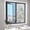 B, variant on EGNMCR Home Decor, Room Decor, Fall Decor Bathroom Window Decorative PVC Film - Non-Opaque Light Filtering Glass Stickers Obscuring Vision For Discretion For Stylish Yet Discrete Spaces window film