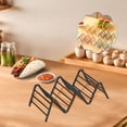thumbnail image 4 of QTOCIO Stainless Steel Wavy Taco Stand Taco Stand Taco Stand, 4 of 4
