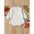 thumbnail image 3 of Faithtur Combinaison Bébé Automne Noël, Imprimé Lettre Père Noël Manches Longues Col Rond pour Garçons Filles, 3 of 9