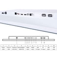thumbnail image 4 of Soulaca 22 inches White Color Smart Bathroom Waterproof Television Water Resistance WiFi Bluetooth ATSC DTV Tuner, 4 of 8