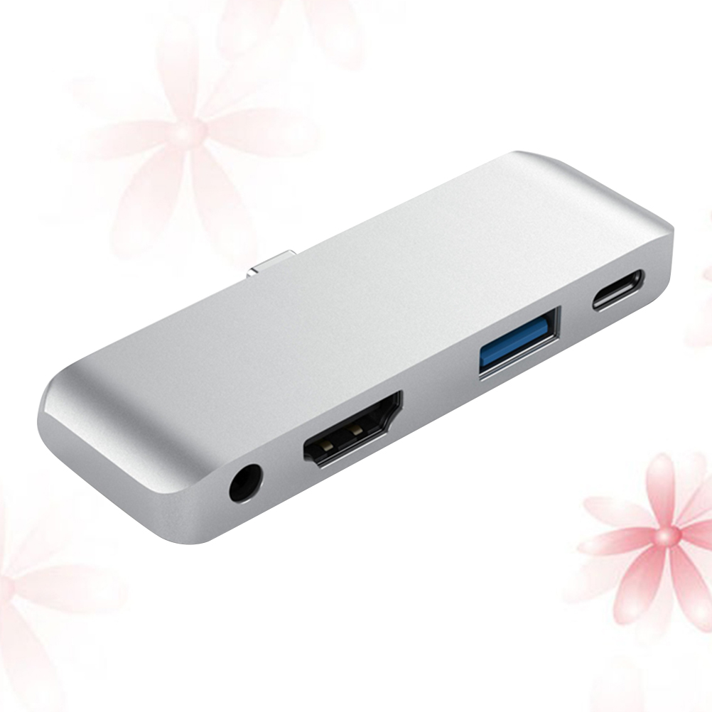 OUNONA usb c powered hub Hub Adapter in with USB 3.0 Port for Laptop 1Pack
