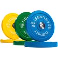 thumbnail image 1 of Everyday Essentials Color Coded Olympic Bumper Plate Weight Plate with Steel Hub, 210 Lbs., 1 of 9