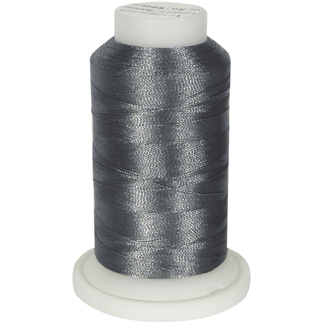 SuperB Fil à Broder en Polyester Gris Foncé, 40wt 1000m