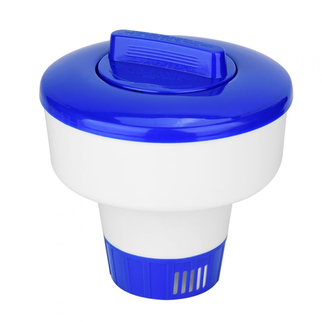 Distributeur de Chlore Chimique Flottant de 8 Pouces pour Piscine, Support de Tablette de Brome pour Spa, Flotteur Automatique Support de Tablette de Chlore