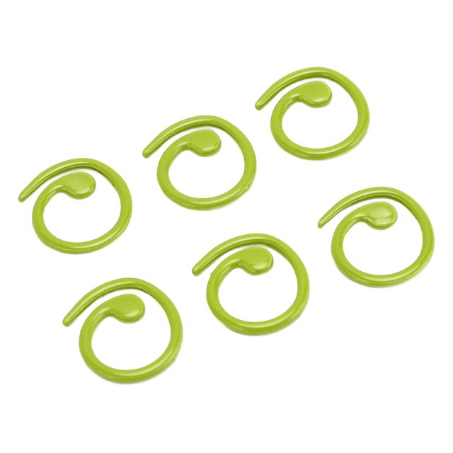 50 Pcs Marqueurs de Point de Métal Marqueurs en Spirale Crochets de Crochet Multifonctions à Verrouillage Haute Résistance et Résistance à la Rouille Marque de Départ et de Fin de Points avec Marqueurs de Point de Métal Brillants