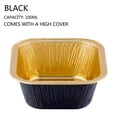 thumbnail image 2 of Pompotops Foil Cupcake Cups Square Lid Cupcake Cups, Mini Cupcake Cups Kitchen Baking Cups 100 PCS Clearance, 2 of 2