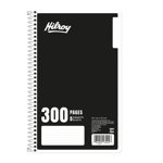 Hilroy® 5 Sujet 300pg Carnet de notes noir