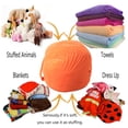thumbnail image 4 of Jovati enfants peluche jouet sac de rangement Soft Pouch Stripe tissu chaise, 4 of 5