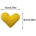 thumbnail image 2 of Petit Cadeau Cœur au Crochet de Poche, 2 of 5