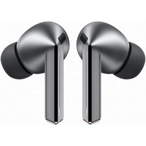 Samsung Les copains de Galaxy 3 Pro, Ecouteurs Bluetooth sans fil avec contrôle adaptatif du bruit, de la sueur et de l'eau, AI Traducteur, Hi-Fi Sound, 360 Audio – Argent (Spécifications internationales)