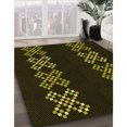 thumbnail image 3 of Ahgly Company Tapis d'Intérieur Lavable à la Machine, Carré, Transitionnel, Chêne Brun, Tapis de Zone, 3 Pieds Carré, 3 of 7