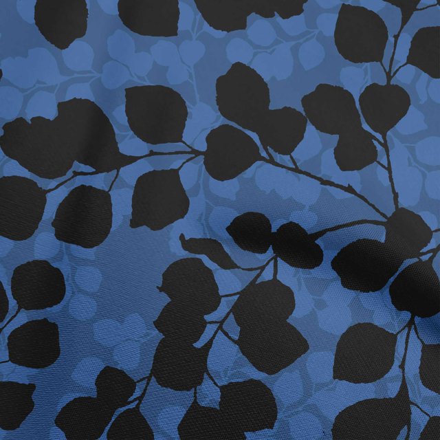 oneOone Cotton Silk Navy Blue Fabric Asian Sewing Craft Projects Fabric Prints By Yard 42 Inch Wide