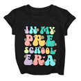 thumbnail image 5 of TJAZFJPA T-Shirts en Polyester pour Sublimation Imprimé T-Shirts Maternelle pour Filles Enfants Rentrée Scolaire T-Shirts Graphiques Blancs pour Enfants École, 5 of 5
