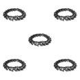 thumbnail image 1 of Thinsony Distinctive Gothic Punk Dragon Scale Bangle 48 inches Cool and Contemporary Black 8.26 Inch 5Set, 1 of 6