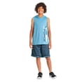 thumbnail image 1 of Ensemble 2 pièces avec débardeur à capuchon Athletic Works pour garçons., 1 of 6