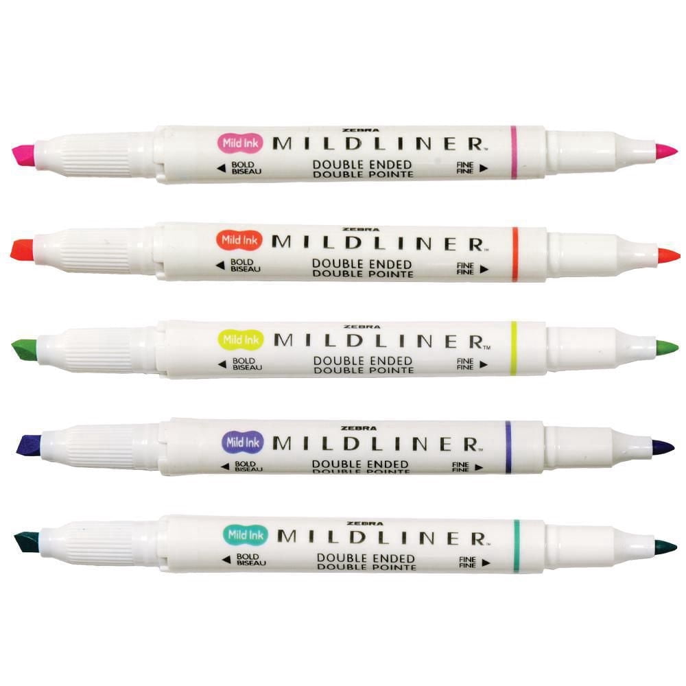 Ensemble de rafraîchissement Mildliner 5 couleurs