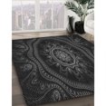 thumbnail image 3 of Ahgly Tapis Rectangulaire Lavable en Machine Intérieur Transitionnel Noir Nuit, 7 Pieds x 9 Pieds, 3 of 7