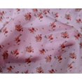 thumbnail image 4 of oneOone Silk Tabby Fabric Leaves & Flower Floral Print Fabric BTY 42 Inch Wide, 4 of 4