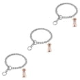 thumbnail image 3 of Baohd Pet Walking Chain Lightweight And Sturdy Metal Collar For Comfortable Pet Walks Dog Chain Collars 3Set, 3 of 6
