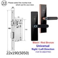 thumbnail image 2 of Electronic Lock Bluetooth Smart Door Lock Fingerprint Lock Password IC Card Key For Smart Home ,Integrated Smart Home, 2 of 5