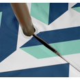 thumbnail image 4 of Vargottam Indoor/OutdoorRoundTablecloth 58 InchTablecloth with Umbrella Hole & Zip- Waterproof TableCloth TableCovers for Backyard Table -Navy Blue, Aquamarine, 4 of 7