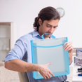 thumbnail image 4 of Thickened Edging A3 Artwork Storage Bag Watertight Office Folder Storage Bag Exam Paper Storage Bag, 4 of 6