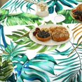 thumbnail image 3 of Nappe d'Extérieur Imperméable avec Trou pour Parasol pour Table Ronde 60x60 Pouces Nappe de Patio Forêt Tropicale avec Fermeture Éclair, 3 of 5