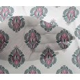 thumbnail image 4 of oneOone Viscose Chiffon Fabric Leaves Block Printed Fabric 1 Yard 42 Inch Wide, 4 of 4