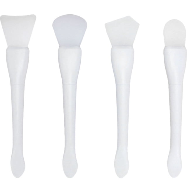 MasteelfCA 4Pcs Facial Mask Brushes Facial Mask Applicators Dual Sided Brushes Cosmetic Beauty Tools