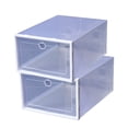 thumbnail image 3 of Chmadoxn Storage Trunks,Closet Organizers and Storage, Folding Storage Thickened Transparent Shoe Box Drawer Type Combination Shoe Storage Box Plastic Shoe Box,men Style shoe storage, 3 of 3