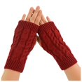 thumbnail image 2 of Harpily Women's Winter Knitted Stretch Keep Warm Riding Gloves with Mobile Phone, 2 of 4
