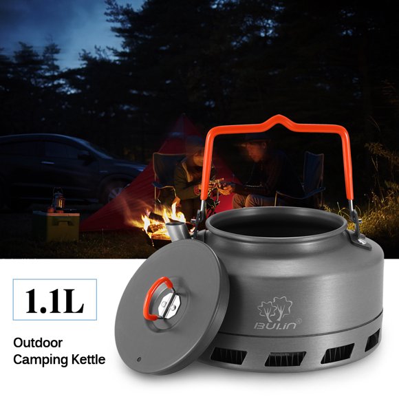 BULIN Kettle,Kettle Outdoor Picnic Coffee Pot Aluminum Alloy Tea Kettle Water Pot Portable Kettle Water Tea Kettle Water Pot Teapot Pot Teapot Coffee Outdoor Picnic Kettle 1.1l Portable Kettle Eryue