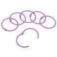 thumbnail image 1 of Unique Bargains 1.8' OD 1.5' ID Loose Leaf Rings Binder Ring Book Rings Steel for Scrapbook, Purple 20 Pack, 1 of 6
