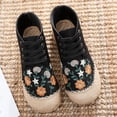 thumbnail image 4 of Chaussures Simples Brodées Style Ethnique pour Femmes, Souples, Confortables et Respirantes, Chaussures Rétro, 4 of 9