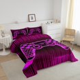 thumbnail image 3 of Erosebridal Gamer Bedding Toddler Comforter Set for Boys, Neon Gamepad Down Comforter, Abstract Theme Decor, Reversible 2pcs, 3 of 7
