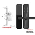 thumbnail image 3 of App Control Smart Lock Digital Locks With Handle Keypad Electronic Door Lock For Home Hotel Rental Bluetooth Connect ,Integrated Smart Home, 3 of 4