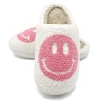 thumbnail image 2 of Pantoufle en Peluche Confortable à Visage Souriant, Pantoufle Douillette en Peluche Chaude à Enfiler pour la Maison avec Mousse Mémoire, Pantoufles en Fourrure à Enfiler pour la Maison, Pantoufle Coussinée, Taille 4, Rose, 2 of 4