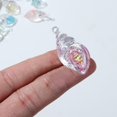 thumbnail image 1 of Glow in Dark Resin Conch Necklace Pendant - Luminous Seashell Bag Charm for Holiday Gift, Beach Theme Accessory, 1 of 7