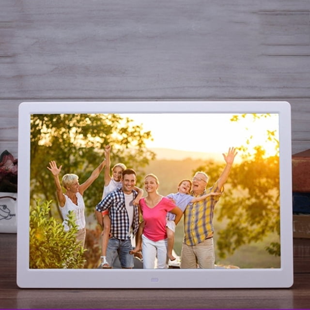 Birdeem Digital Photo Frame, 15.4 Inches Smart Digital Photo Frame, 32Gb Playback Content, Tn Screen, Adjust-Able Speed To Play Movies, Smart Digital Photo Frame