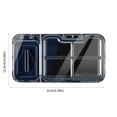 thumbnail image 3 of HOARBOEG Travel Vitamin Organizer 4 Compartments Portable Vitamin Organizer Small And Unique Shape Easy To Carry Large Space Capacity Suitable For Outdoor Travel, 3 of 8