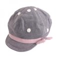 thumbnail image 1 of Grande Clairance! Enfants Dot Pattern Classique Enfants Bérets Mode Rétro Style Bébé Cap Bambin Fille Automne Bowknot Bérets Chapeau Rose, 1 of 6