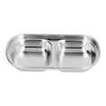 thumbnail image 4 of Sauce Dish, Divided Plate Practical Save Cabinet Space  For Children Camping Trips, Hiking For Family 2 Grids, 4 of 8