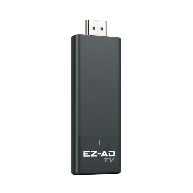 TV Stick Digital Signage Player 4K, Lecteur multimédia contrôlé par Cloud avec PowerPoint Télécharger, Mises à jour de contenu automatique, plan gratuit, AI Enhancer d'image, mobile